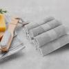 imageAmazon Basics Fast Drying Cotton Washcloths for Bathroom Machine Washable Soft and Absorbent 12 x 12 in White 60 PackGray