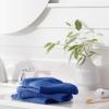 imageAmazon Basics Fast Drying Cotton Washcloths for Bathroom Machine Washable Soft and Absorbent 12 x 12 in White 60 PackNavy Blue