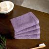 imageAmazon Basics Fast Drying Cotton Washcloths for Bathroom Machine Washable Soft and Absorbent 12 x 12 in White 60 PackPetal Pink  Lavender  White