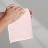 imageAmazon Basics Fast Drying Cotton Washcloths for Bathroom Machine Washable Soft and Absorbent 12 x 12 in White 60 PackPetal Pink