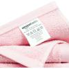imageAmazon Basics Fast Drying Cotton Washcloths for Bathroom Machine Washable Soft and Absorbent 12 x 12 in White 60 PackPetal Pink