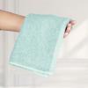 imageAmazon Basics Fast Drying Cotton Washcloths for Bathroom Machine Washable Soft and Absorbent 12 x 12 in White 60 PackSeafoam Green  Ice Blue  White
