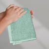 imageAmazon Basics Fast Drying Cotton Washcloths for Bathroom Machine Washable Soft and Absorbent 12 x 12 in White 60 PackSeafoam Green