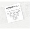 imageAmazon Basics Fast Drying Cotton Washcloths for Bathroom Machine Washable Soft and Absorbent 12 x 12 in White 60 PackWhite