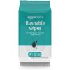 imageAmazon Basics Flushable Adult Toilet Wipes Fragrance Free 42 Count Pack of 8 Total 336 wipes Previously Solimo42 Count Pack of 3