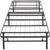 imageAmazon Basics Foldable Metal Platform Bed Frame with Tool Free Setup 14 Inches High Sturdy Steel Frame No Box Spring Needed Twin XL BlackBlack