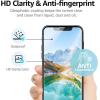 imageAmazon Basics FullCoverage Tempered Glass Screen Protector for iPhone XR1161 Inch 563quot x 268quot 2packXR11