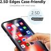 imageAmazon Basics FullCoverage Tempered Glass Screen Protector for iPhone XR1161 Inch 563quot x 268quot 2packXR11