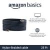 imageAmazon Basics HDMI Cable 10ft 4K HDMI 20 Cord 18Gbps NylonBraided 4K60Hz 2160p 48 bit Compatible with TVPS5XboxRoku Black ampamp BlueBlack