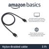 imageAmazon Basics HDMI Cable 10ft 4K HDMI 20 Cord 18Gbps NylonBraided 4K60Hz 2160p 48 bit Compatible with TVPS5XboxRoku Black ampamp BlueBlack