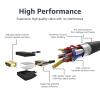 imageAmazon Basics HDMI Cable 10ft 4K HDMI 20 Cord 18Gbps NylonBraided 4K60Hz 2160p 48 bit Compatible with TVPS5XboxRoku Black ampamp BlueBlack