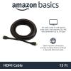 imageAmazon Basics HDMI Cable 6ft 4K60Hz HighSpeed 4K HDMI 20 Cord 18Gbps 2160p 48 bit Compatible with TVPS5XboxRoku Black15 Feet