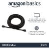 imageAmazon Basics HDMI Cable 6ft 4K60Hz HighSpeed 4K HDMI 20 Cord 18Gbps 2160p 48 bit Compatible with TVPS5XboxRoku Black25 Feet