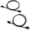 imageAmazon Basics HDMI Cable 6ft 4K60Hz HighSpeed 4K HDMI 20 Cord 18Gbps 2160p 48 bit Compatible with TVPS5XboxRoku Black3 Feet