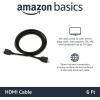imageAmazon Basics HDMI Cable 6ft 4K60Hz HighSpeed 4K HDMI 20 Cord 18Gbps 2160p 48 bit Compatible with TVPS5XboxRoku Black6 Feet