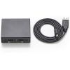 imageAmazon Basics HDMI Splitter 1 in 2 Out 4K60Hz for Dual Monitors Mirror Only BlackBlack  4K30Hz