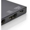 imageAmazon Basics HDMI Splitter 1 in 2 Out 4K60Hz for Dual Monitors Mirror Only BlackBlack  4K60Hz