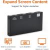 imageAmazon Basics HDMI Splitter 1 in 2 Out 4K60Hz for Dual Monitors Mirror Only BlackBlack  4K60Hz