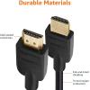 imageAmazon Basics HighSpeed 4K Ultra HD HDMI 20 CableCord 10 feet 1Pack Case of 52 18 Gbps 60 Hz 2160p 48 bit MaletoMale Ethernet Ready 3D Black25 Feet