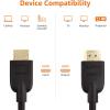imageAmazon Basics HighSpeed 4K Ultra HD HDMI 20 CableCord 10 feet 1Pack Case of 52 18 Gbps 60 Hz 2160p 48 bit MaletoMale Ethernet Ready 3D Black25 Feet