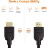 imageAmazon Basics HighSpeed 4K Ultra HD HDMI 20 CableCord 10 feet 1Pack Case of 52 18 Gbps 60 Hz 2160p 48 bit MaletoMale Ethernet Ready 3D Black3 Feet