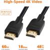 imageAmazon Basics HighSpeed 4K Ultra HD HDMI 20 CableCord 10 feet 3Pack Case of 20 60 Count Total 18 Gbps 60 Hz 2160p 48 bit MaletoMale Ethernet Ready 3D Black25 Feet