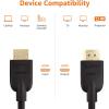 imageAmazon Basics HighSpeed 4K Ultra HD HDMI 20 CableCord 6 feet 1Pack Case of 84 18 Gbps 60 Hz 2160p 48 bit MaletoMale Ethernet Ready 3D Black