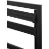 imageAmazon Basics Industrial Metal Bed Frame with Headboard and Wood Slats 14 Inches High Queen BlackBlack