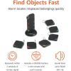 imageAmazon Basics Key Finder Wallet Pet Phone Item Locator  6 Smart Trackers 1 Remote 100 ft 30 m Range up to 80dB alarm via RF signals No phone mobile app or WiFi required