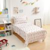imageAmazon Basics Kids Soft EasyWash Lightweight Microfiber 4Piece Sheet Set Queen Unicorn and RainbowButterflies