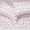 imageAmazon Basics Kids Soft EasyWash Lightweight Microfiber 4Piece Sheet Set Queen Unicorn and RainbowButterflies