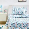 imageAmazon Basics Kids Soft EasyWash Lightweight Microfiber 4Piece Sheet Set Queen Unicorn and RainbowCosmic Adventure