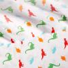 imageAmazon Basics Kids Soft EasyWash Lightweight Microfiber 4Piece Sheet Set Queen Unicorn and RainbowDinosaurs