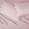 imageAmazon Basics Kids Soft EasyWash Lightweight Microfiber 4Piece Sheet Set Queen Unicorn and RainbowLight Pink