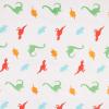 imageAmazon Basics Kids Soft EasyWash Lightweight Microfiber 4Piece Sheet Set Queen Unicorn and RainbowMulticolor Dinosaurs
