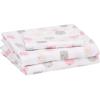 imageAmazon Basics Kids Soft EasyWash Lightweight Microfiber 4Piece Sheet Set Queen Unicorn and RainbowPink Kitties