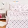 imageAmazon Basics Kids Soft EasyWash Lightweight Microfiber 4Piece Sheet Set Queen Unicorn and RainbowPink Kitties
