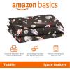 imageAmazon Basics Kids Soft EasyWash Lightweight Microfiber 4Piece Sheet Set Queen Unicorn and RainbowSpace Rockets
