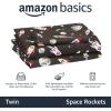 imageAmazon Basics Kids Soft EasyWash Lightweight Microfiber 4Piece Sheet Set Queen Unicorn and RainbowSpace Rockets