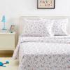 imageAmazon Basics Kids Soft EasyWash Lightweight Microfiber 4Piece Sheet Set Queen Unicorn and RainbowUnicorn and Rainbow