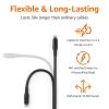 imageAmazon Basics MFi Certified USBC to Lightning Fast Charging Cable for Apple iPhone Nylon Braided 10 ft WhiteBlack
