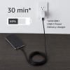 imageAmazon Basics MFi Certified USBC to Lightning Fast Charging Cable for Apple iPhone Nylon Braided 10 ft WhiteBlack
