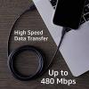 imageAmazon Basics MFi Certified USBC to Lightning Fast Charging Cable for Apple iPhone Nylon Braided 10 ft WhiteBlack