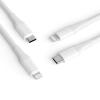 imageAmazon Basics MFi Certified USBC to Lightning Fast Charging Cable for Apple iPhone Nylon Braided 10 ft WhiteWhite