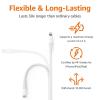 imageAmazon Basics MFi Certified USBC to Lightning Fast Charging Cable for Apple iPhone Nylon Braided 10 ft WhiteWhite