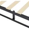 imageAmazon Basics Metal Platform Bed Frame with Wood Slat Support 6 Inches High Twin BlackFull