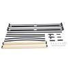 imageAmazon Basics Metal Platform Bed Frame with Wood Slat Support 6 Inches High Twin BlackFull