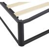 imageAmazon Basics Metal Platform Bed Frame with Wood Slat Support 6 Inches High Twin BlackTwin