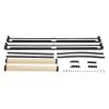imageAmazon Basics Metal Platform Bed Frame with Wood Slat Support 6 Inches High Twin BlackTwin