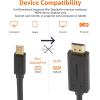 imageAmazon Basics Mini DisplayPort to HDMI Display Adapter Cable  6 ft Case of 52 Black6Feet